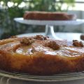 Ανάποδο κέικ με μήλα και κυδώνια