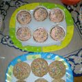 Cupcakes με μαρμελάδα φράουλα και μερέντα!
