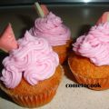 Βουτυρόκρεμα για cupcakes με γεύση φράουλα