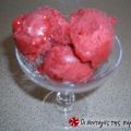 Παγωτό φράουλα σορμπέ