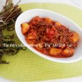 Οβριές Γιαχνί – Wild Asparagus with Tomato Sauce