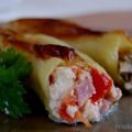 Πιπεριές γεμιστές με ζαμπόν και τυρί/Ham And[...]